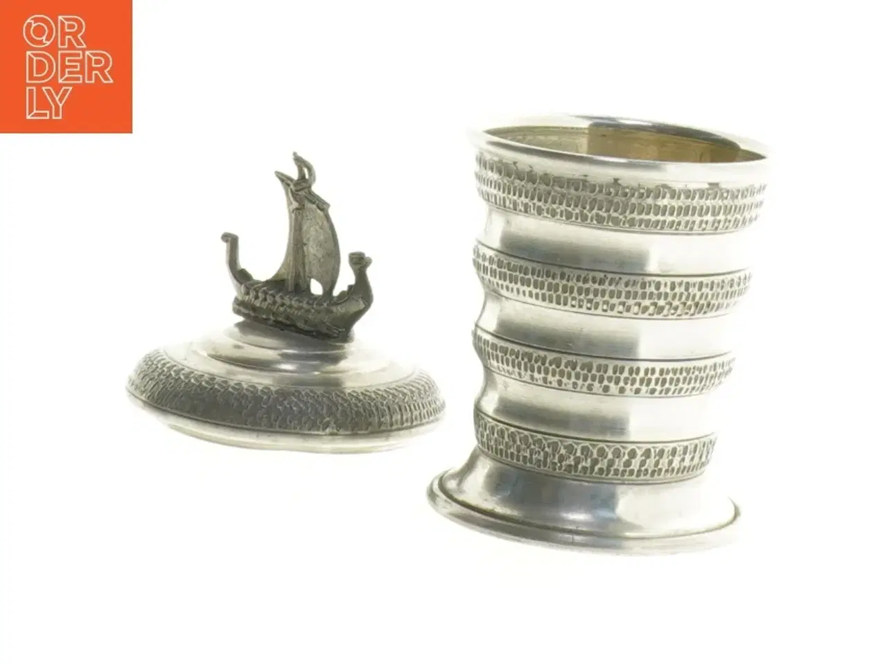 Billede 3 - Vintage tin dåse med låg (str. 14 cm )x 7 cm)