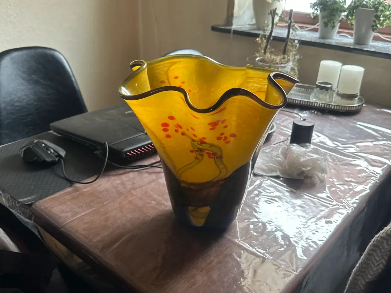 Billede 1 - Kosta boda vintage glasvase 30 cm 