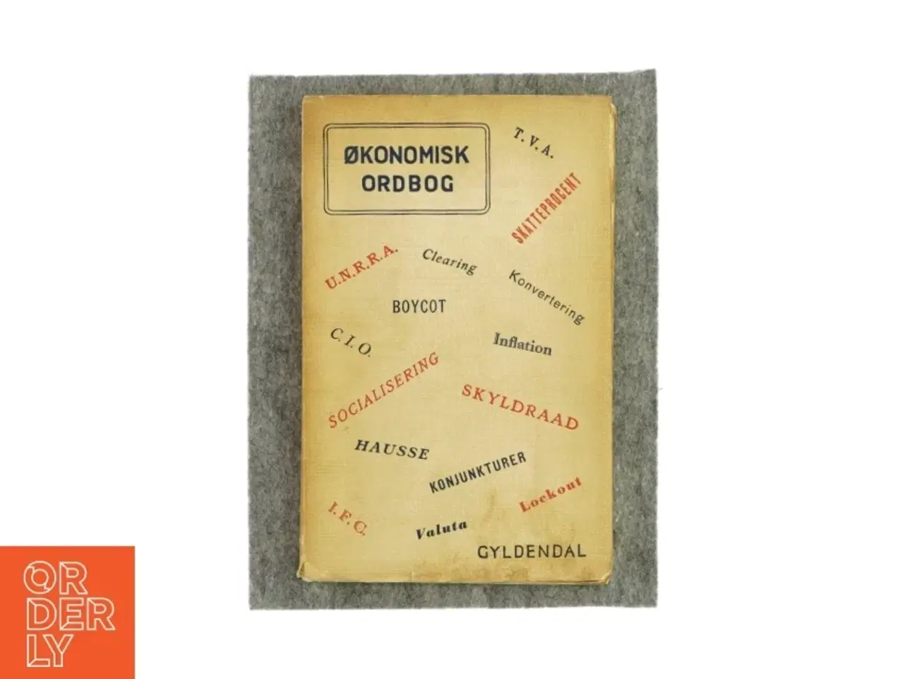 Billede 1 - Økonomisk ordbog fra Gyldendal (Bog)