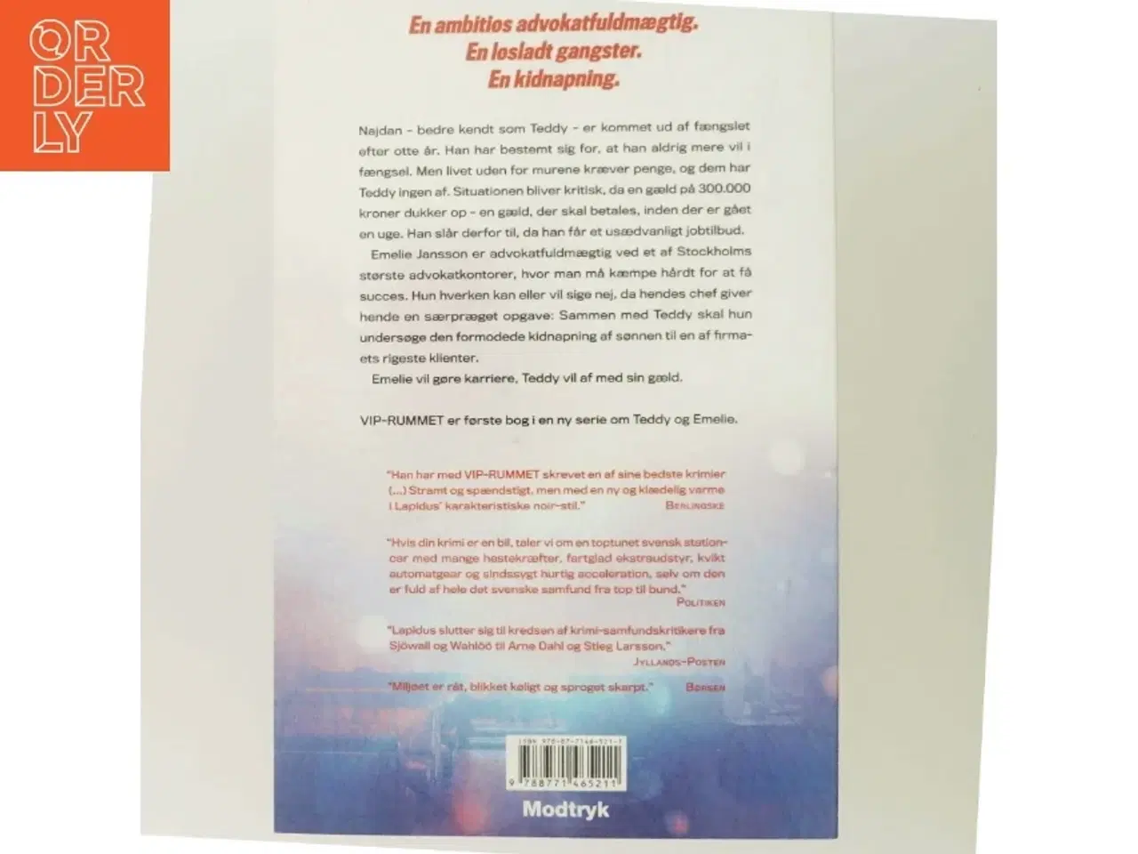 Billede 3 - Vip-rummet af Jens Lapidus (Bog)