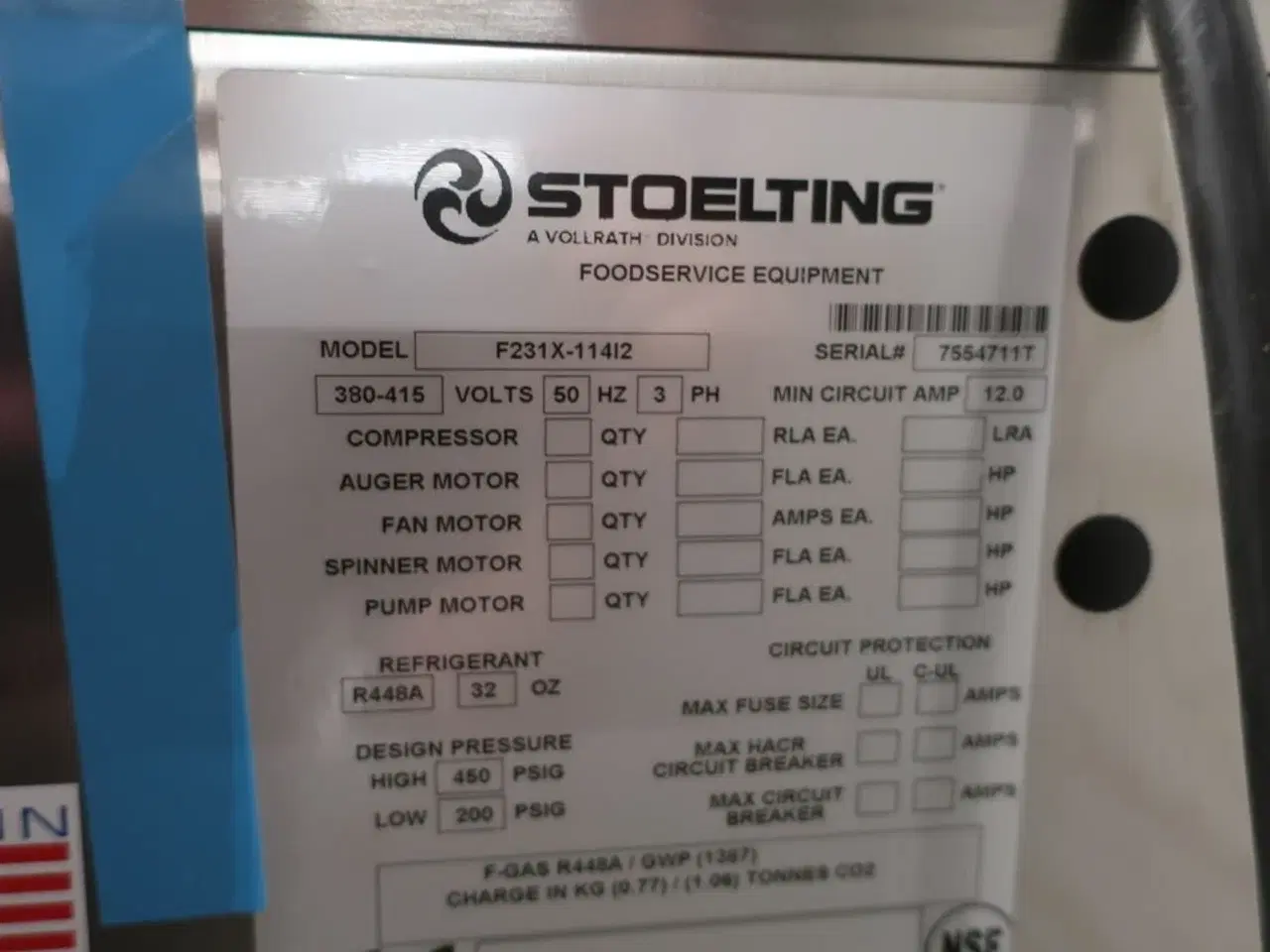 Billede 5 - Softicemaskine STOELTING F231X-114I2