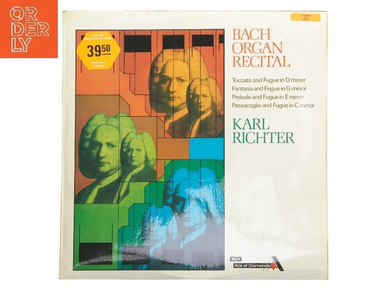 Billede 1 - Bach Organ Recital LP
