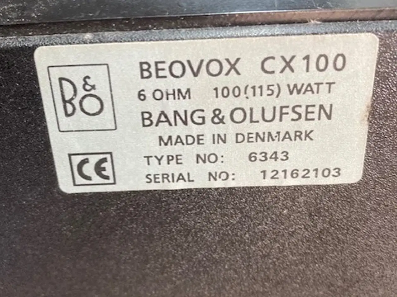 Billede 7 - B & O Cx 100 højtaler