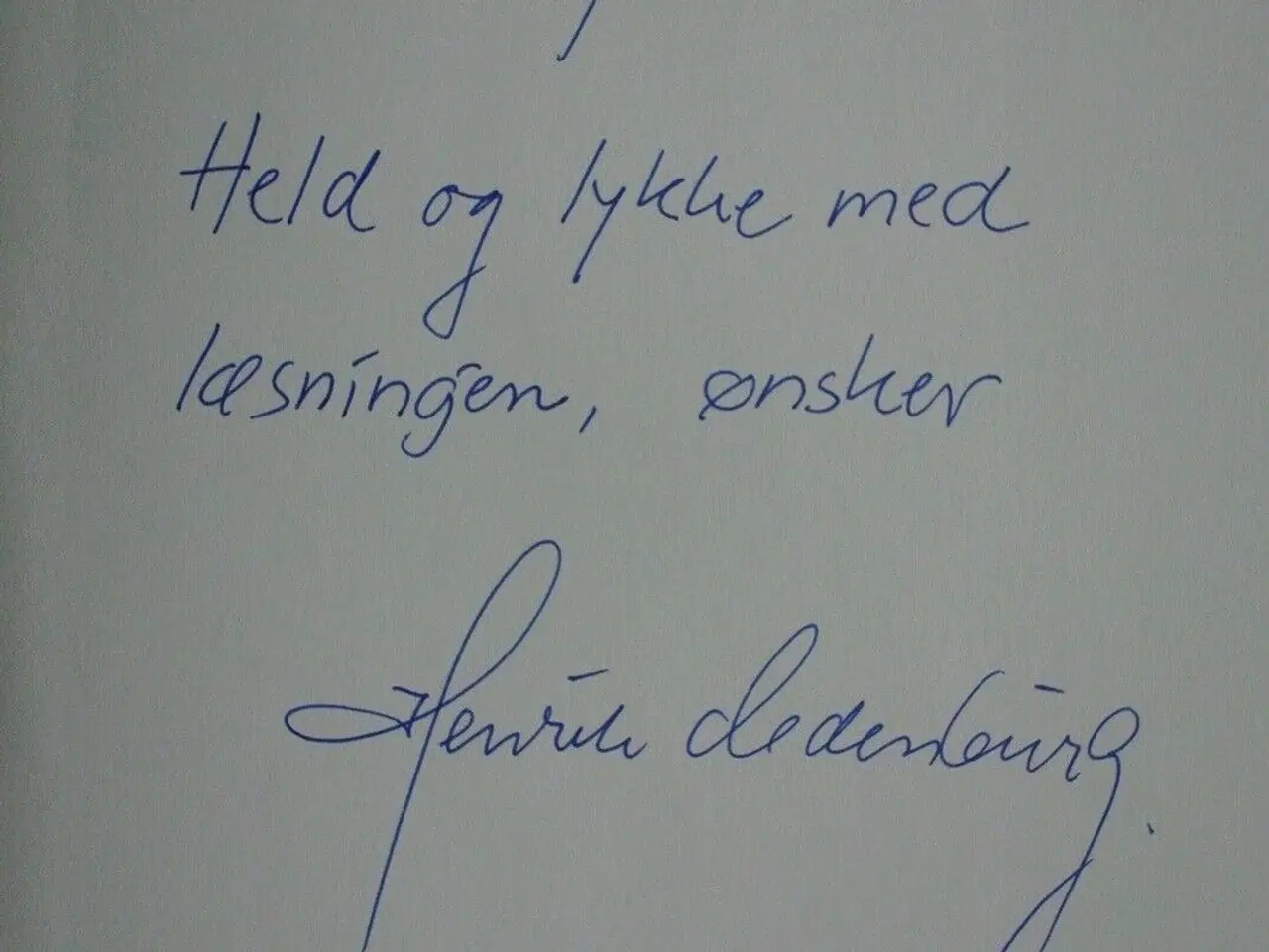 Billede 2 - portvin. 2. rev. udgave med dedikation, af henrik 