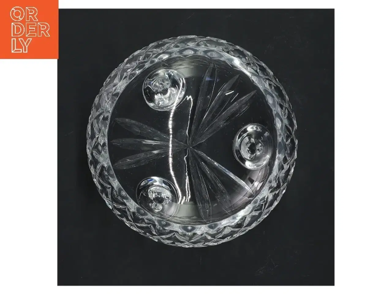 Billede 2 - Glaskrukke på fod (str. Ø 10 cm)