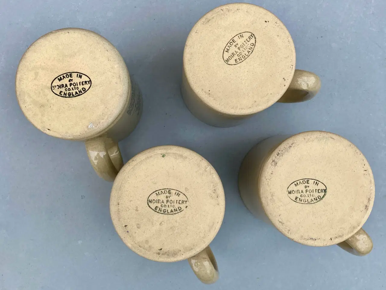 Billede 2 - 4 engelske vintage stentøjs krus / keramik Maria P