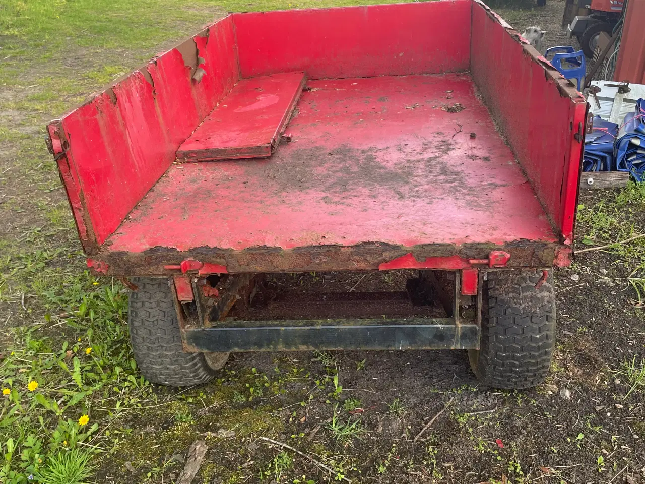 Billede 4 - Tipvogn med hud. Tip