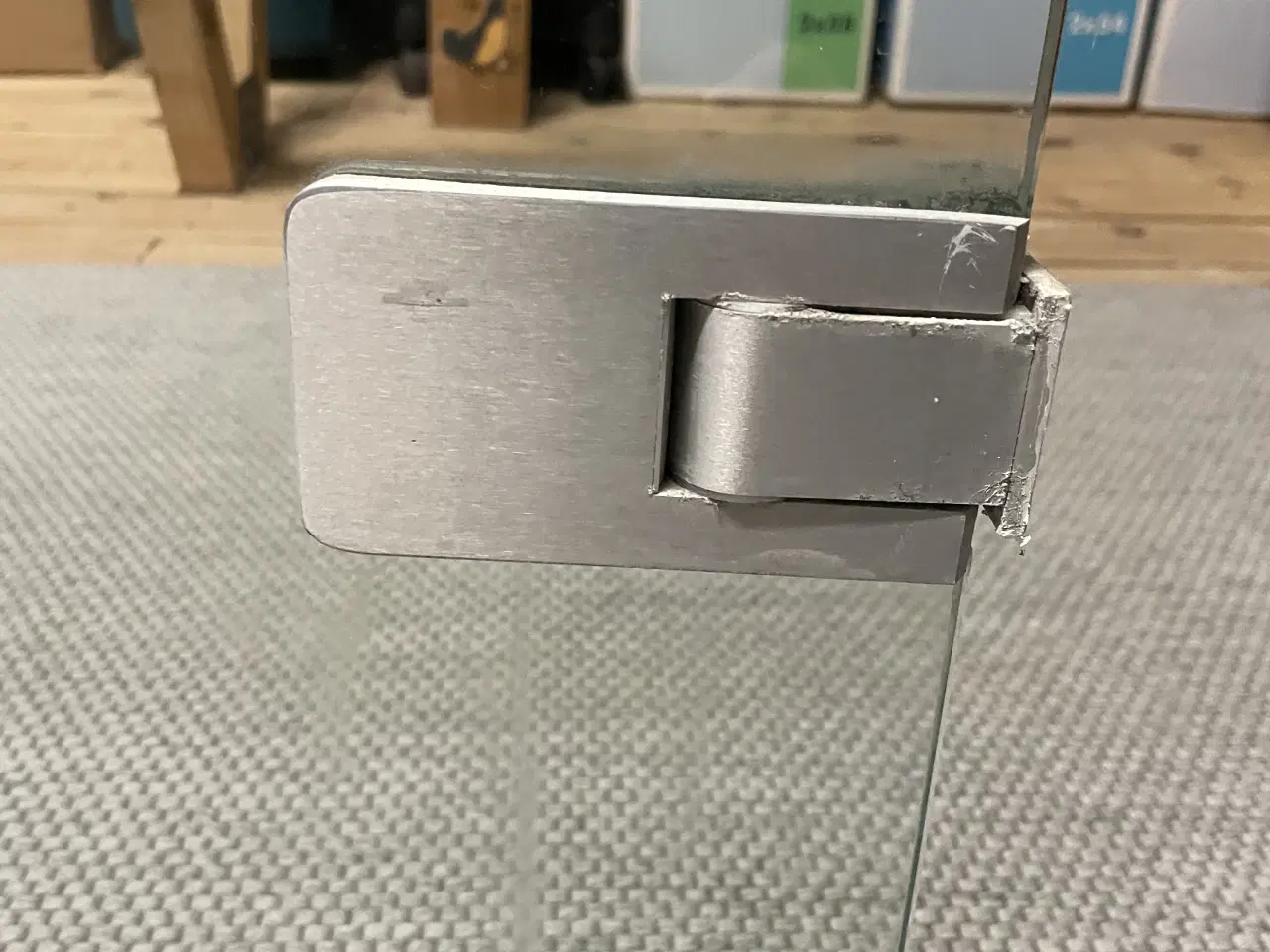 Billede 1 - Brusedør, klart glas, inkl. beslag