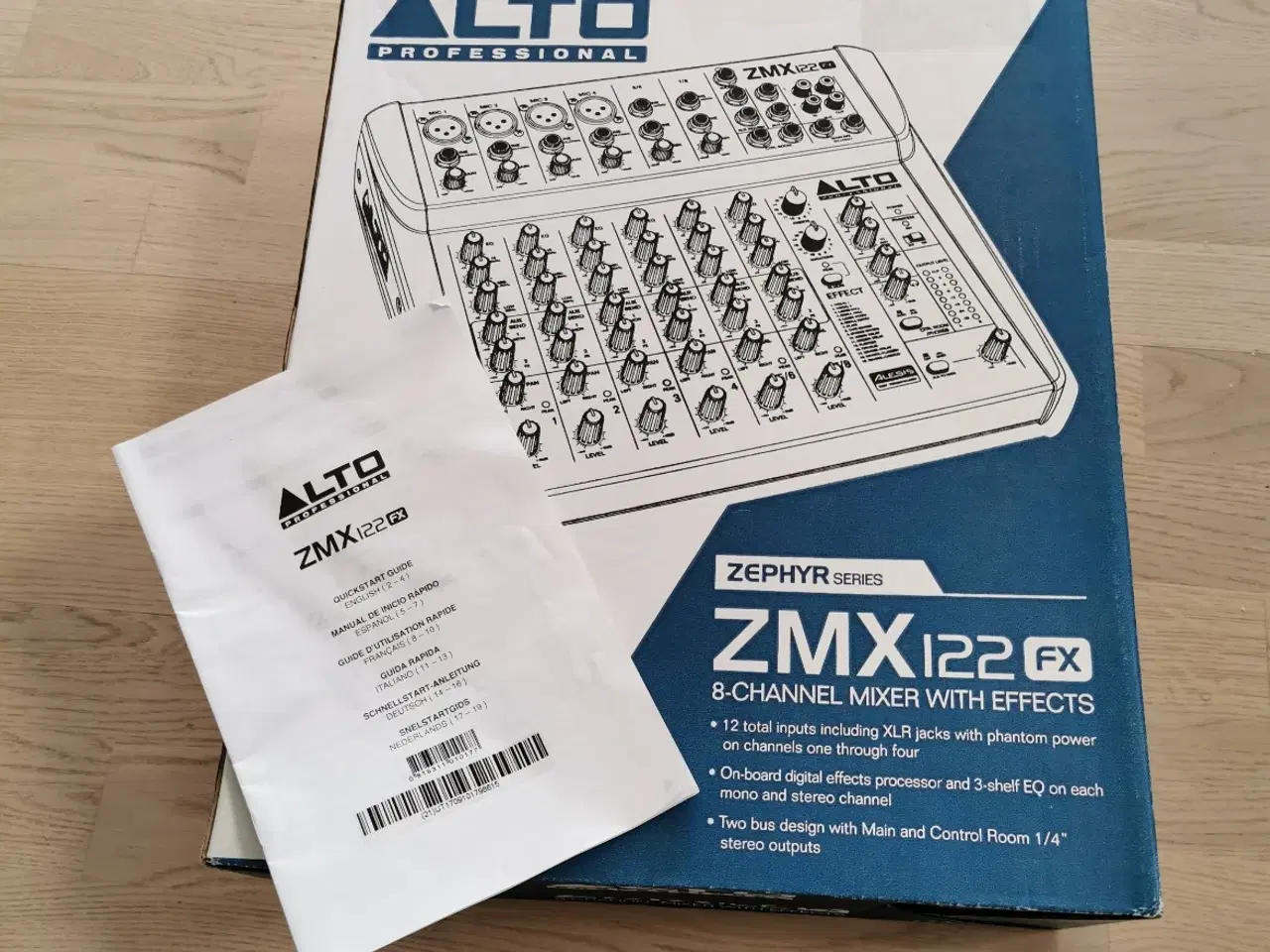 Billede 2 - Alto Professional ZMX122FX 8-Channel Compact Mixer