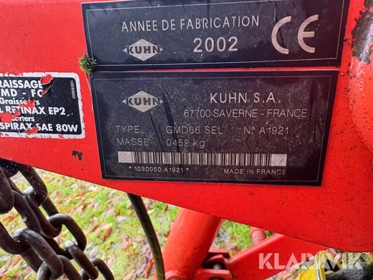 Billede 11 - Skivehøster Kuhn GMD 66 SEL