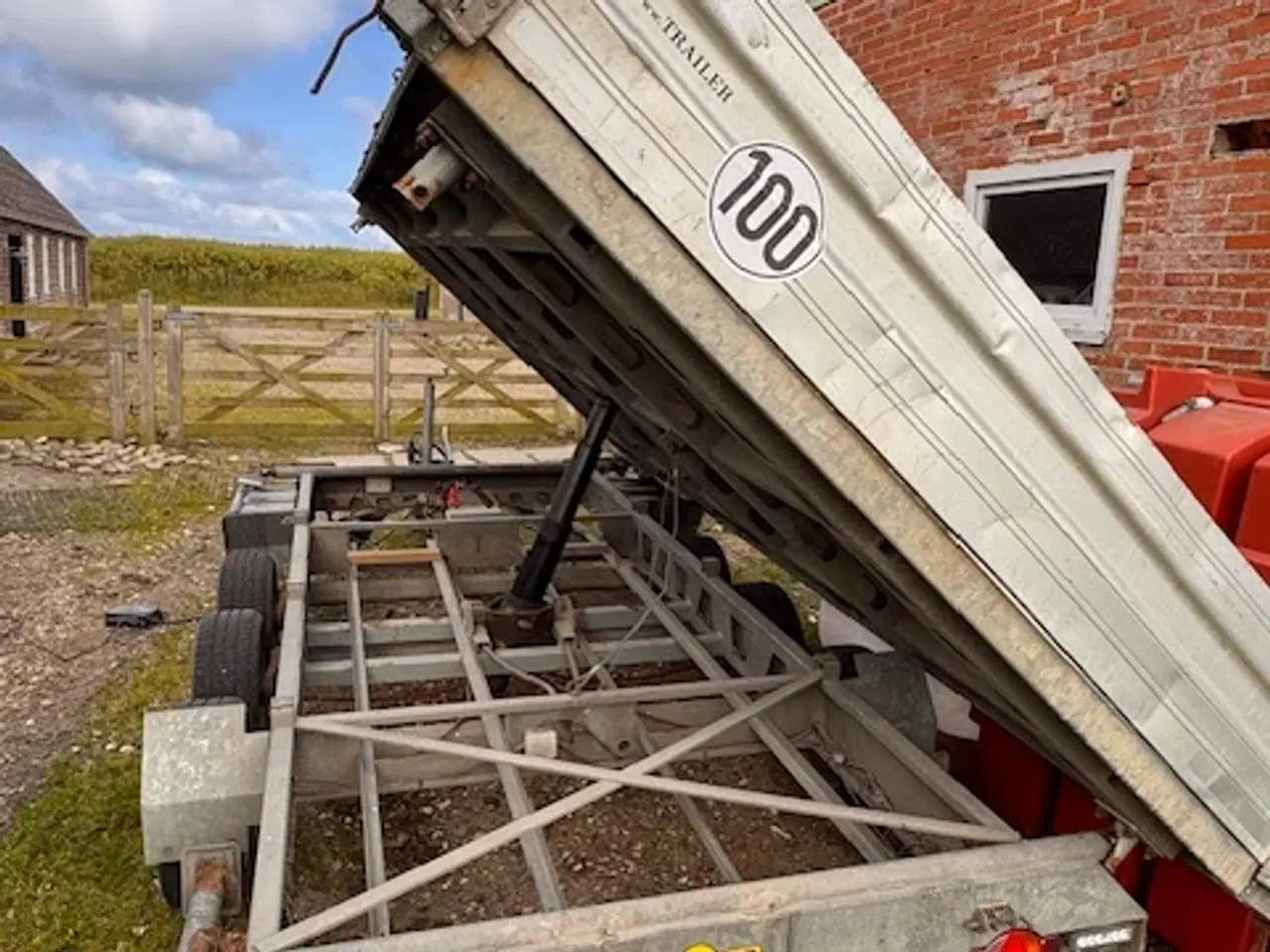 Billede 2 - Humbaur HTK 3500.41 3 Aksler. 3 vejs elektrisk Tip
