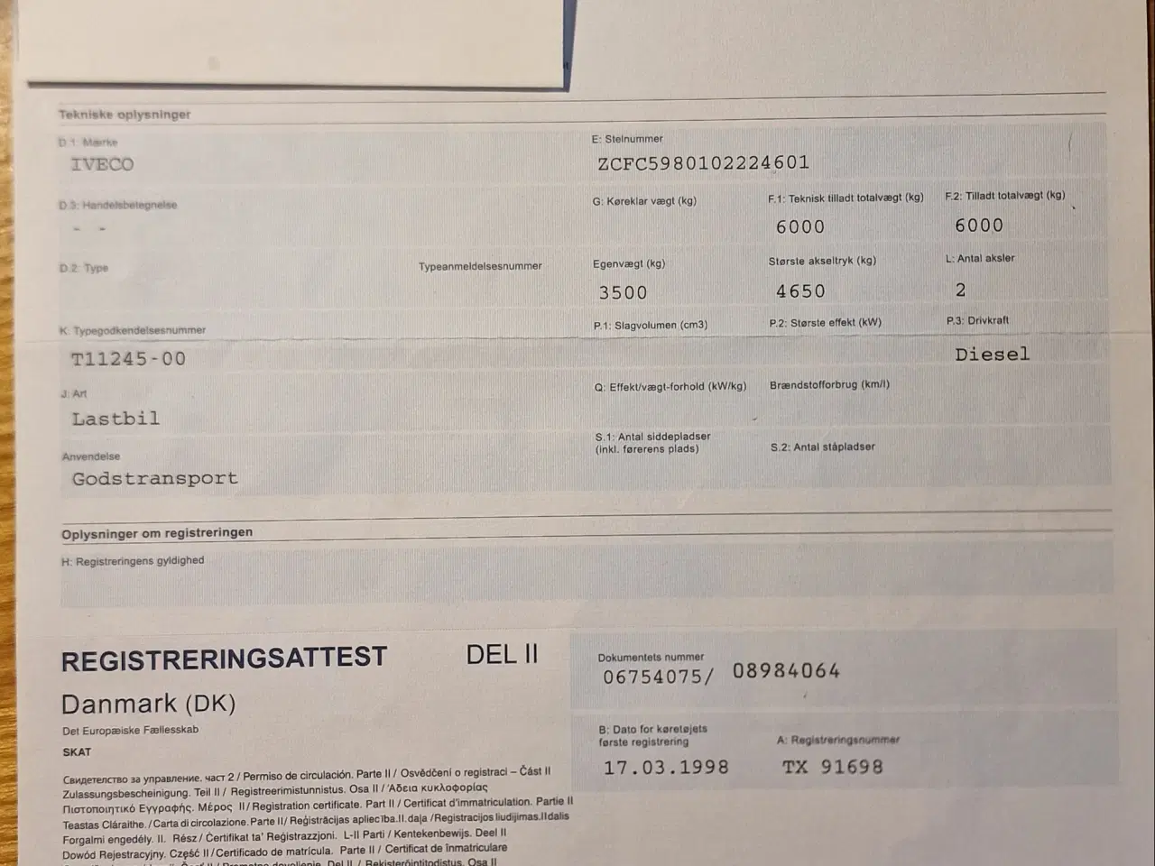 Billede 1 - Forskellige reservedele til Iveco