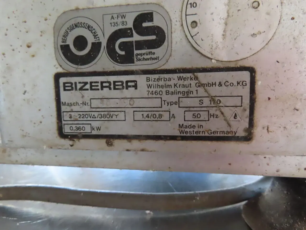 Billede 3 - Kødmørner BIZERBA S110