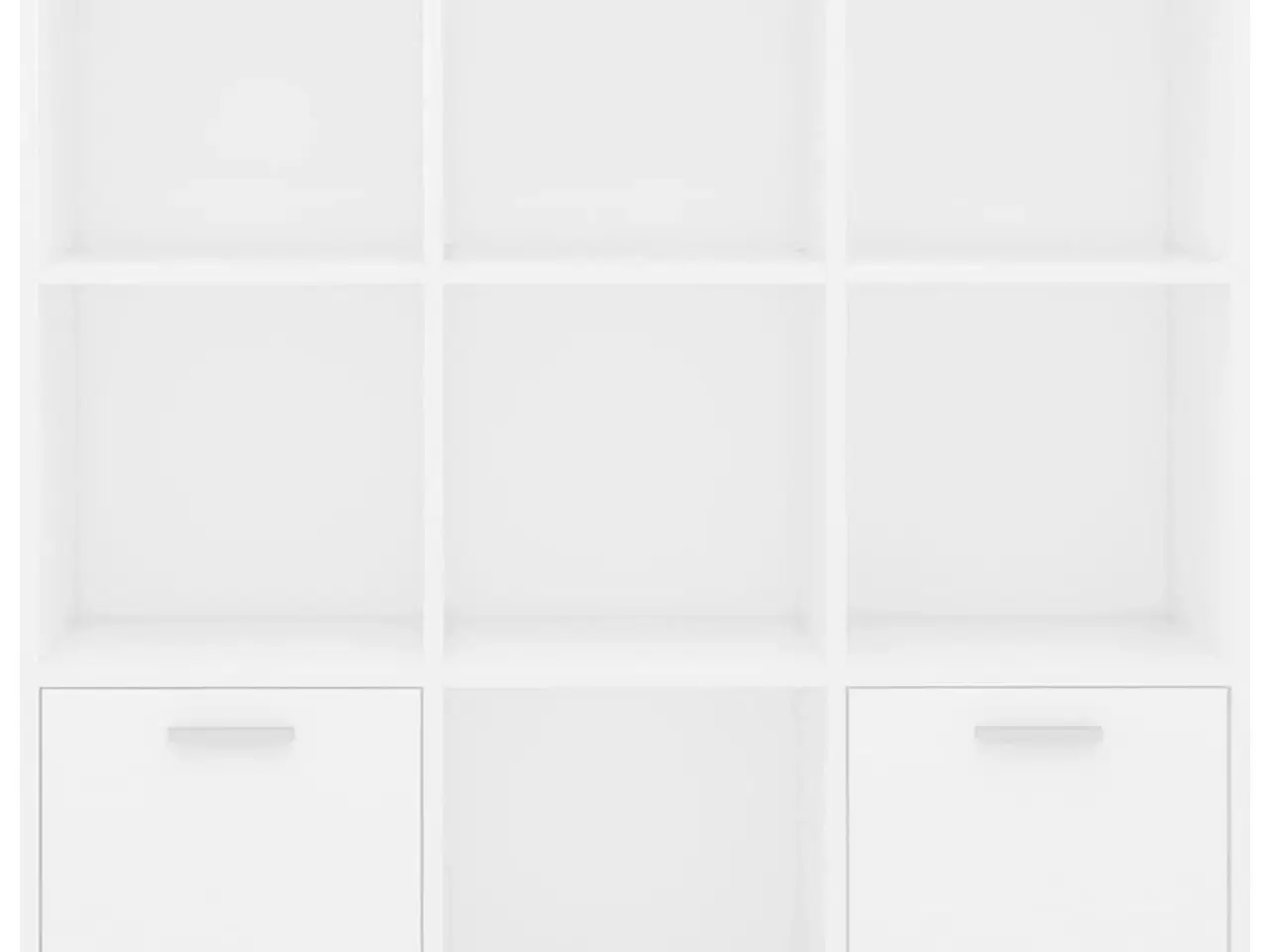 Billede 7 - Bogreol 98x30x98 cm spånplade hvid