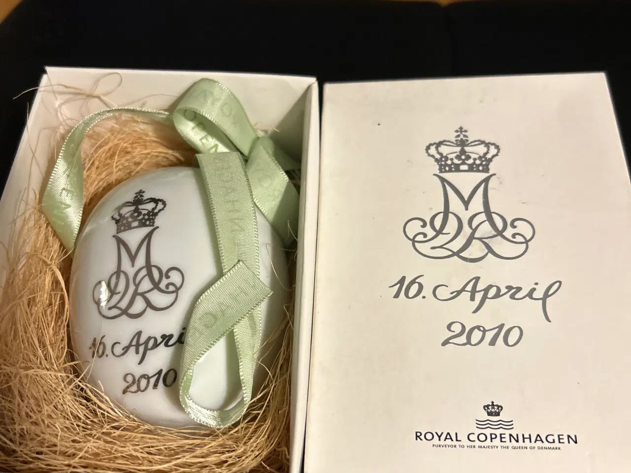 Billede 2 - Royal gåseæg 2010 jubilæumsæg til dronning margrer