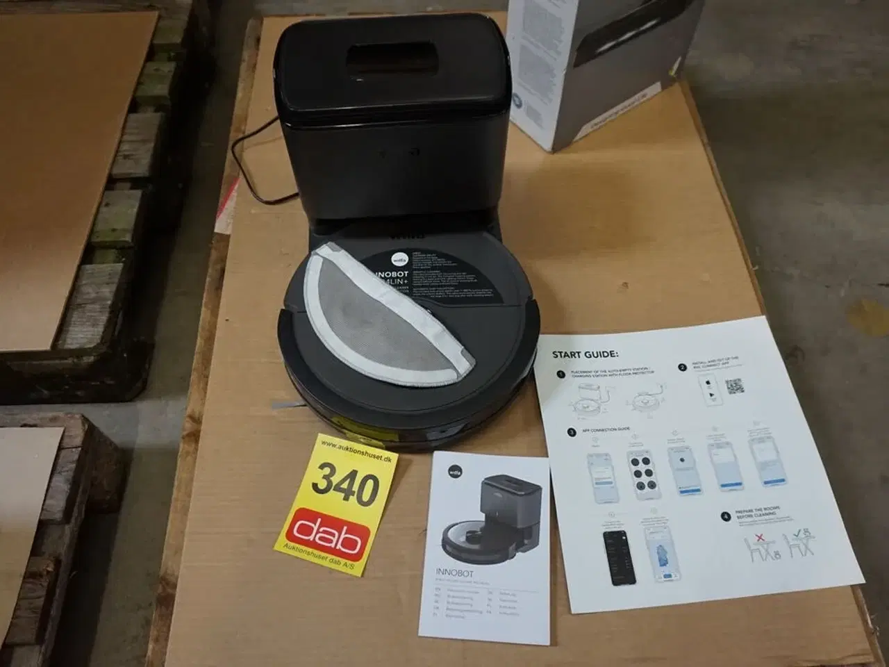 Billede 4 - Wilfa Innobot robotstøvsuger- og moppe RVC-B4LIN+ - sort