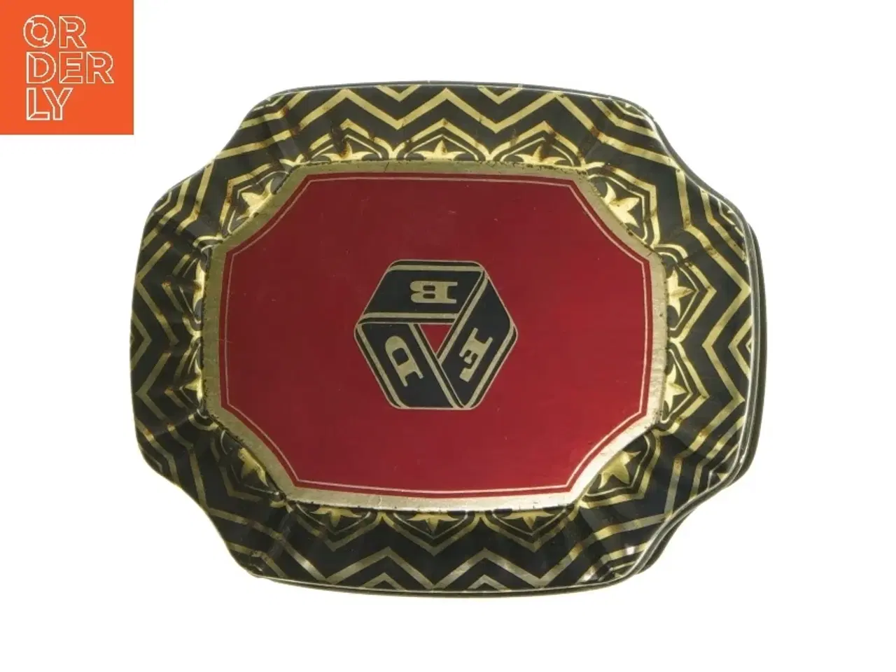 Billede 7 - Dekorativ te-dåse (str. 14x11 cm)