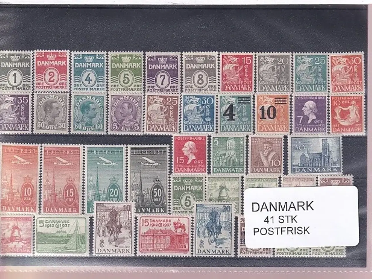 Billede 1 - Danmark Samling - 41 Stk. - Postfrisk