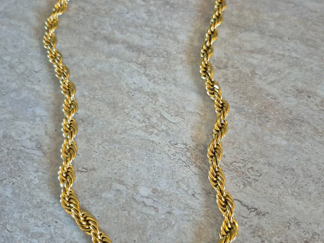 Billede 2 - 8mm goldfilled rope chain