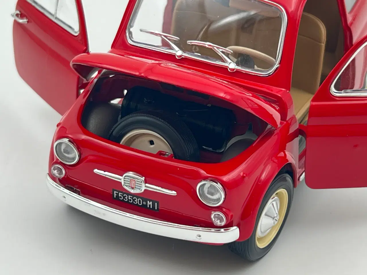 Billede 6 - 1965 Fiat 500 F - Sjælden model - 1:18  