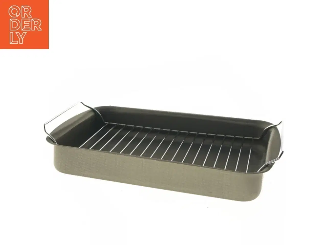 Billede 1 - Rist og bradepande (str. 38x28x6 cm)