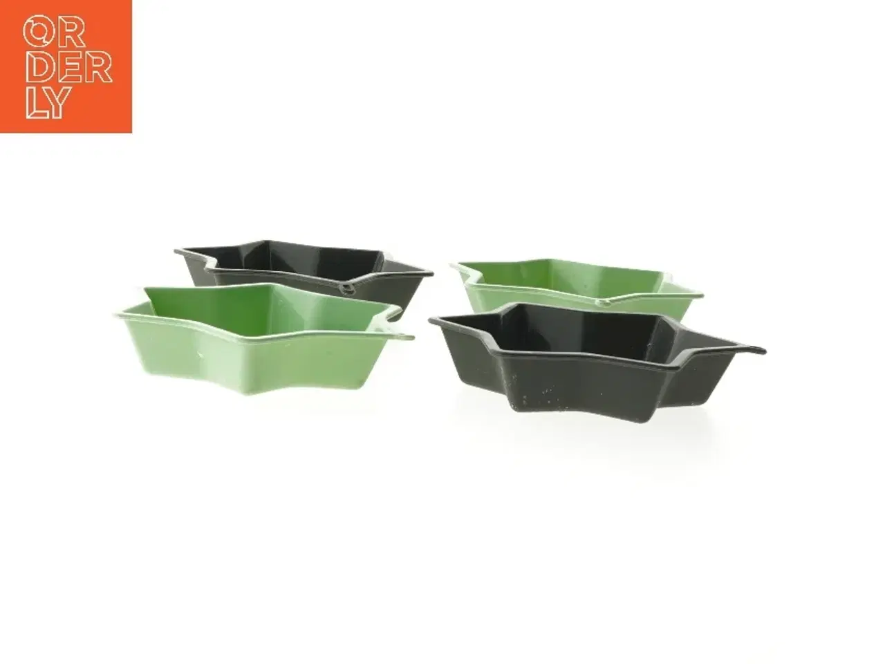 Billede 3 - Stjerneformede silikone bageforme (str. ø 14 cm, 4 styk cm)