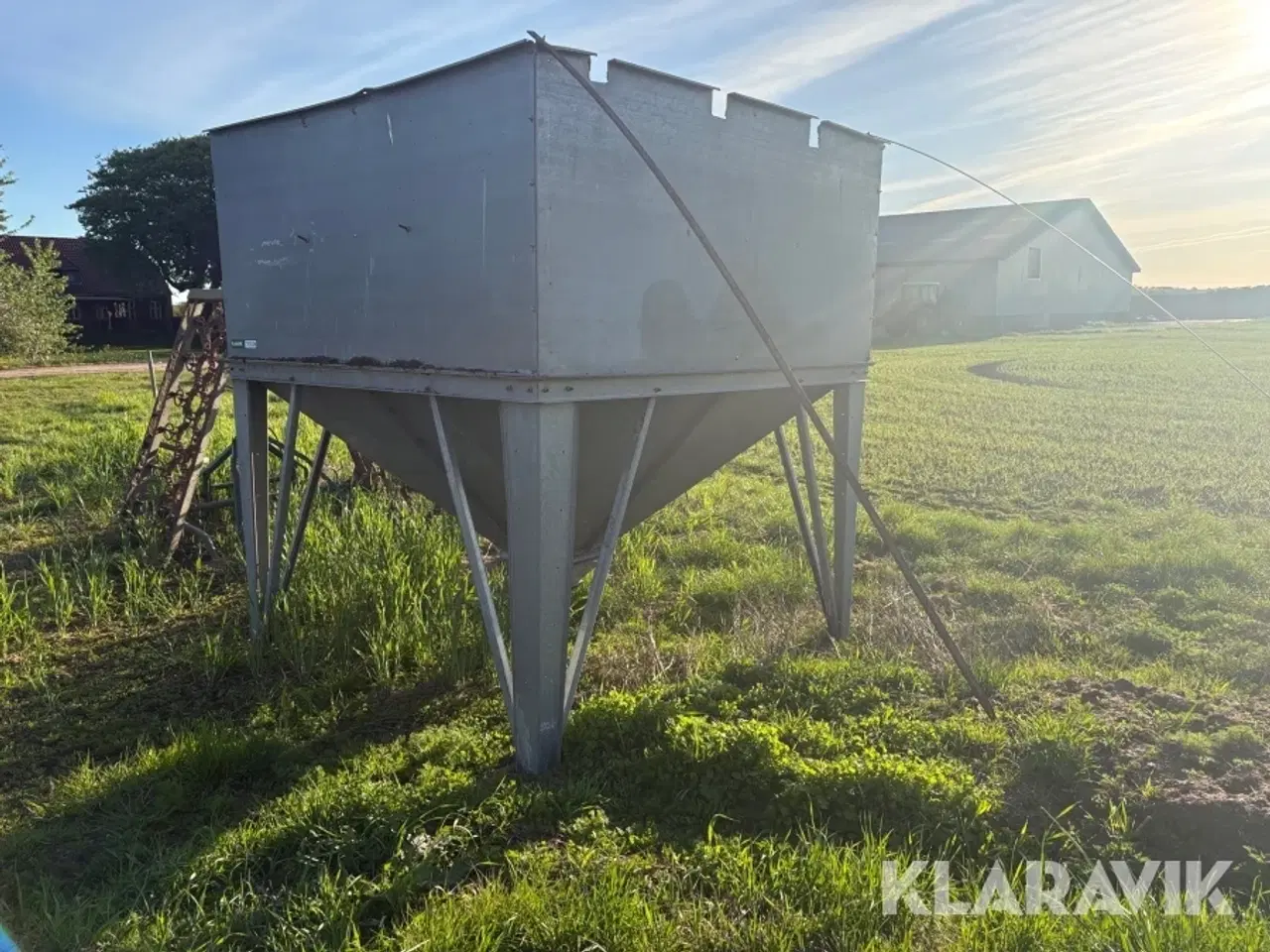 Billede 4 - Silo - galvaniseret - cirka 10m3
