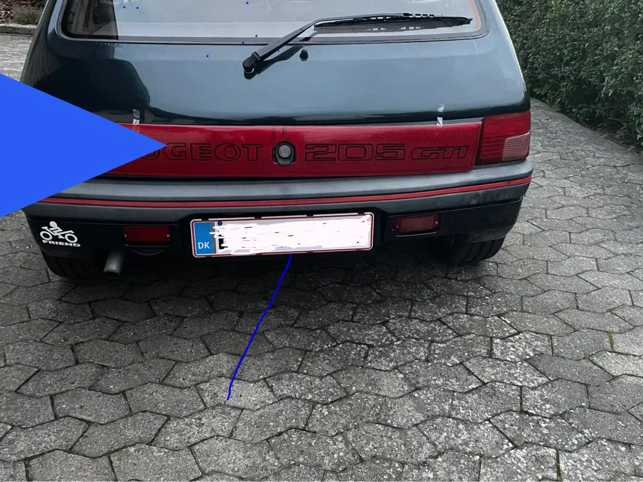 Billede 1 - Peugeot 205 GTI - Bagklap refleks 