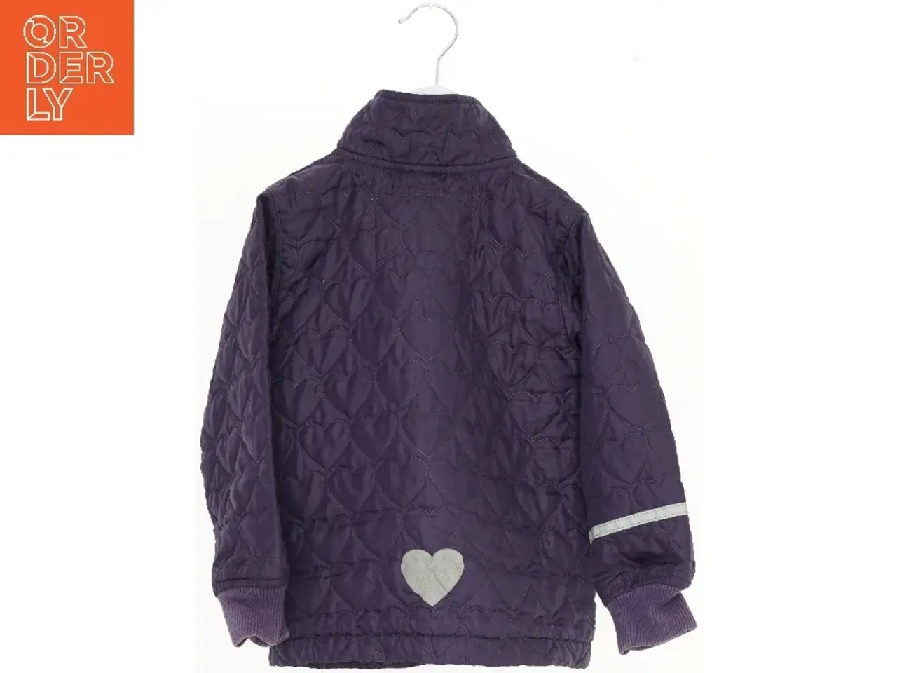 Billede 2 - Vatteret jakke med hjerte design fra Pretty Sille (str. 110)