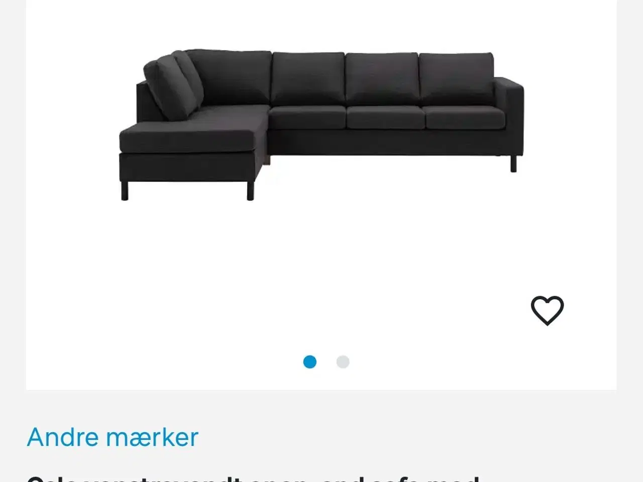 Billede 1 - Stol m skammel, sofa og sofabord 