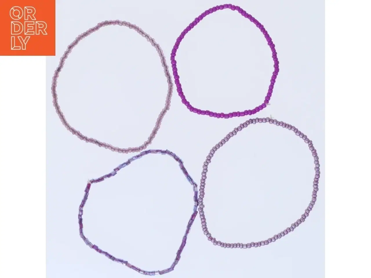 Billede 1 - Sæt af perlearmbånd (str. Ø 6,5 cm)