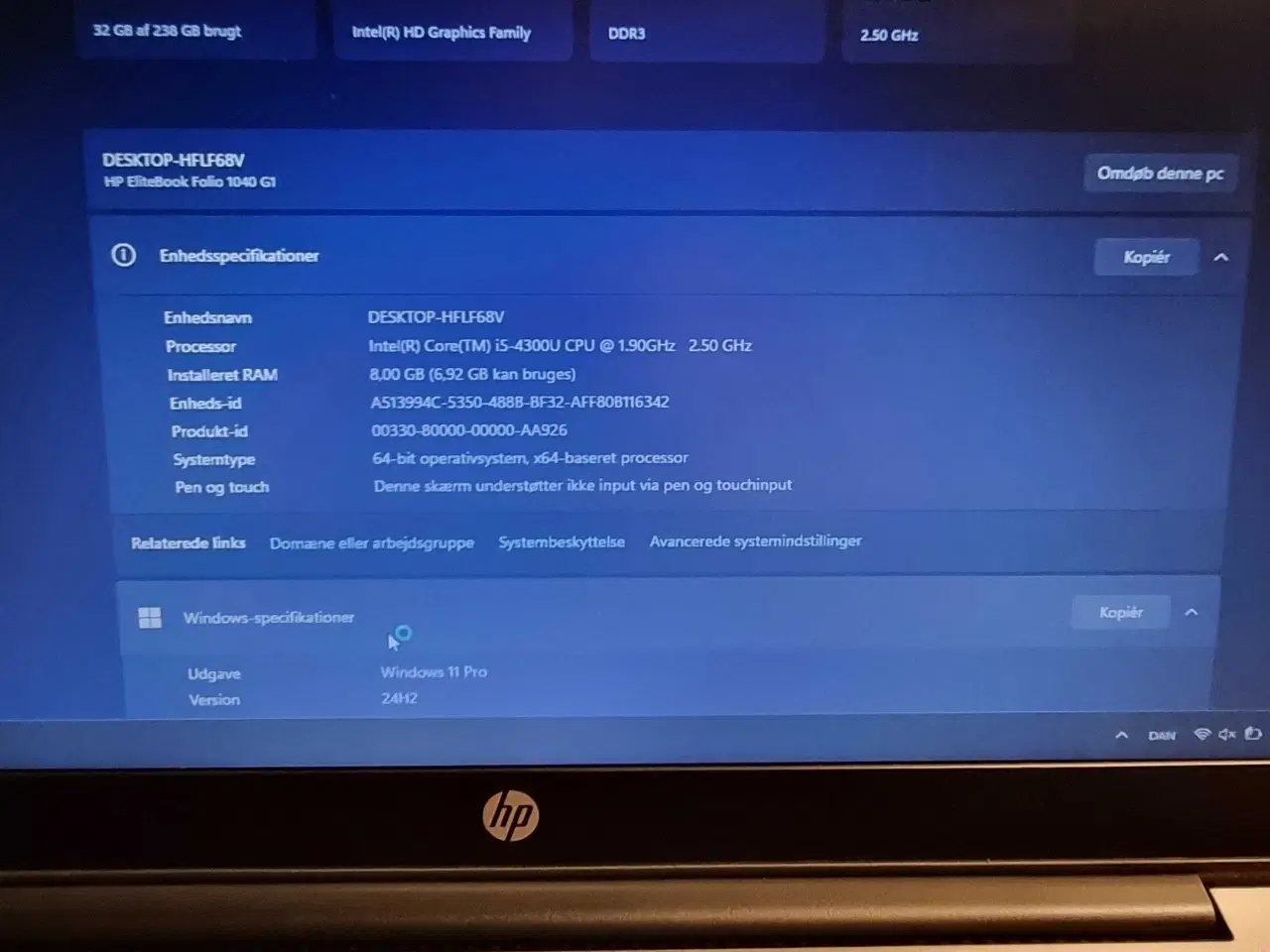 Billede 7 - HP Elitebook 1040 Folio