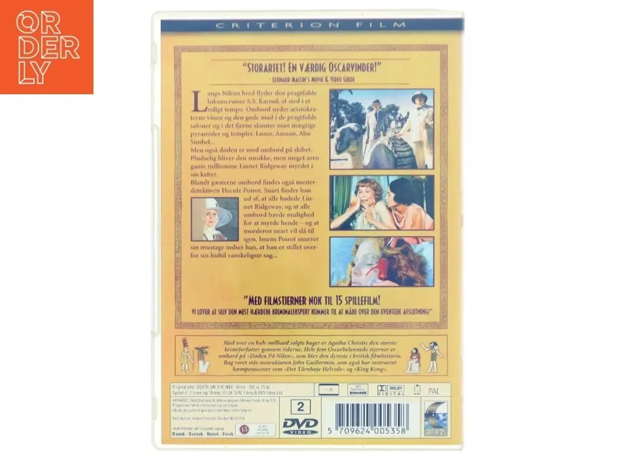 Billede 2 - Døden på Nilen med Peter Ustinov (DVD)