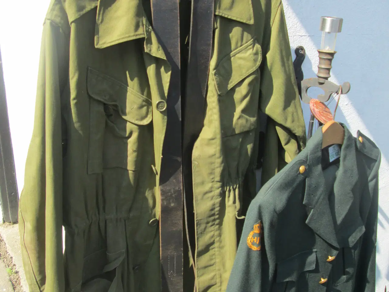 Billede 3 - Hjemmeværnstøj,- frakke, uniformsjakke og hue
