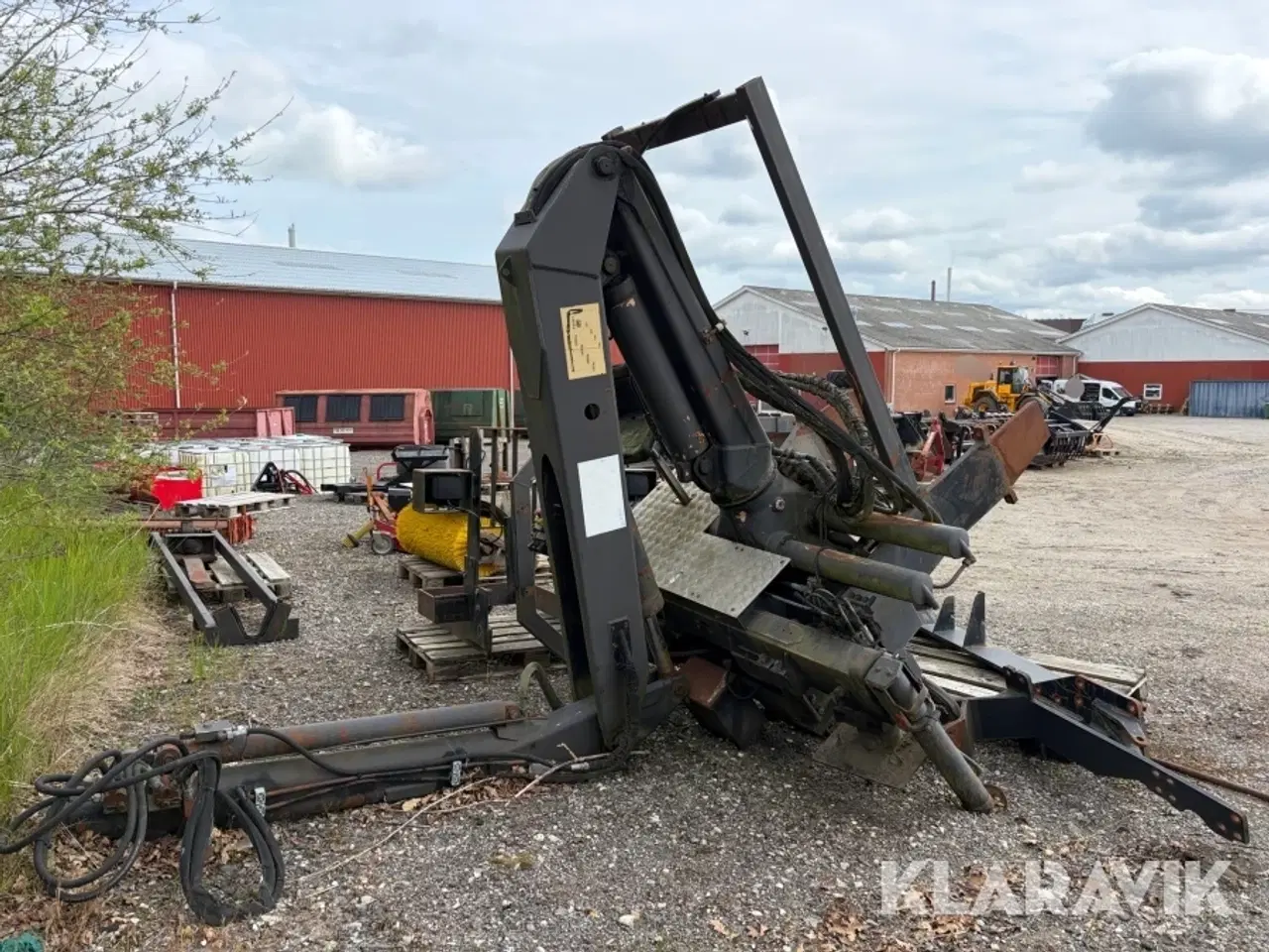 Billede 3 - Kran HMF / jake - 3200kg - med beslag til Valtra 8450