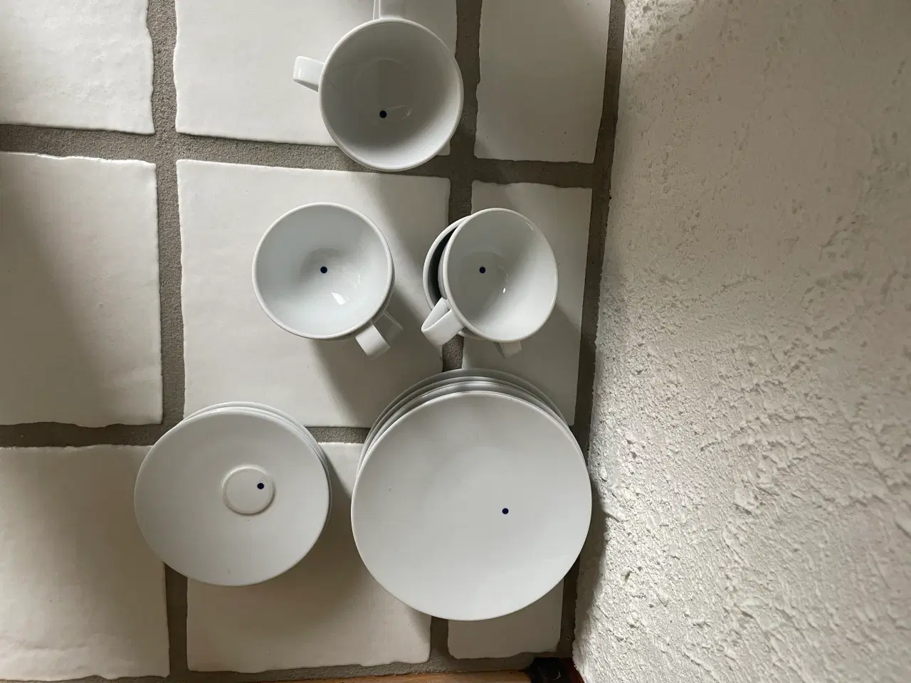 Billede 2 - Jacob Jensen Porcelæn “Blue Point / Blå Prik” 