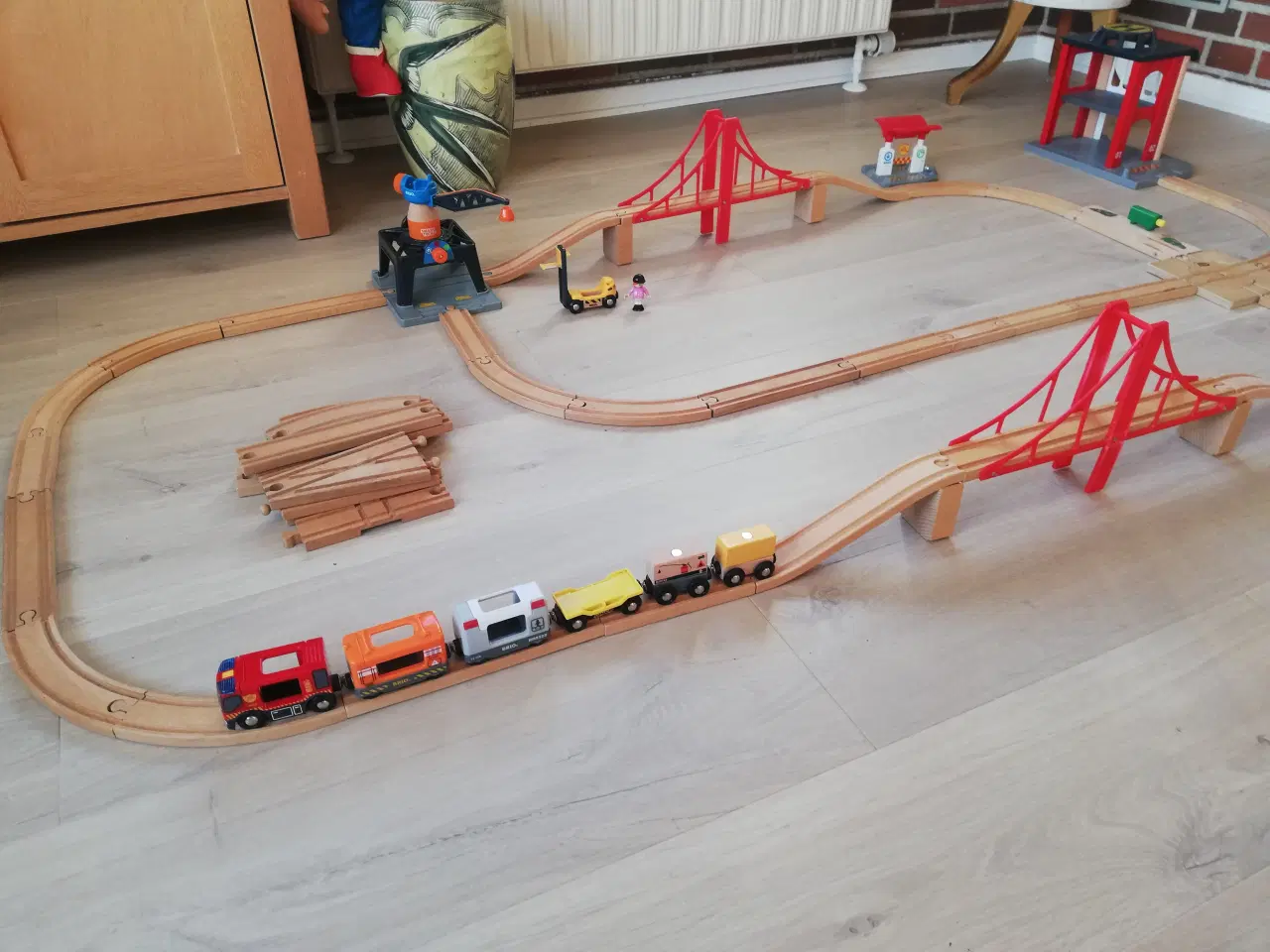 Billede 2 - Brio togbane, broer, kran mm.