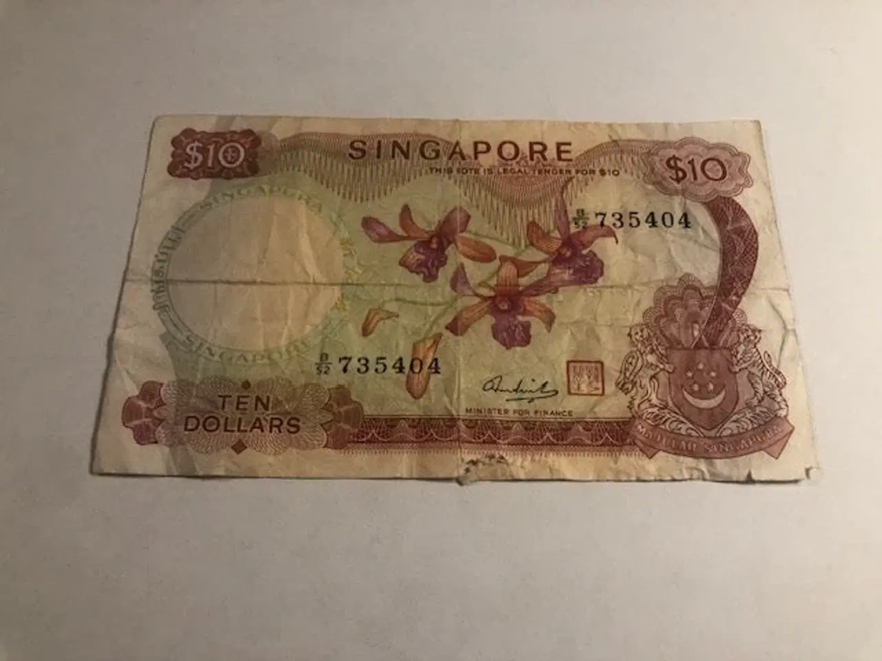 Billede 1 - 10 Dollar Singapore
