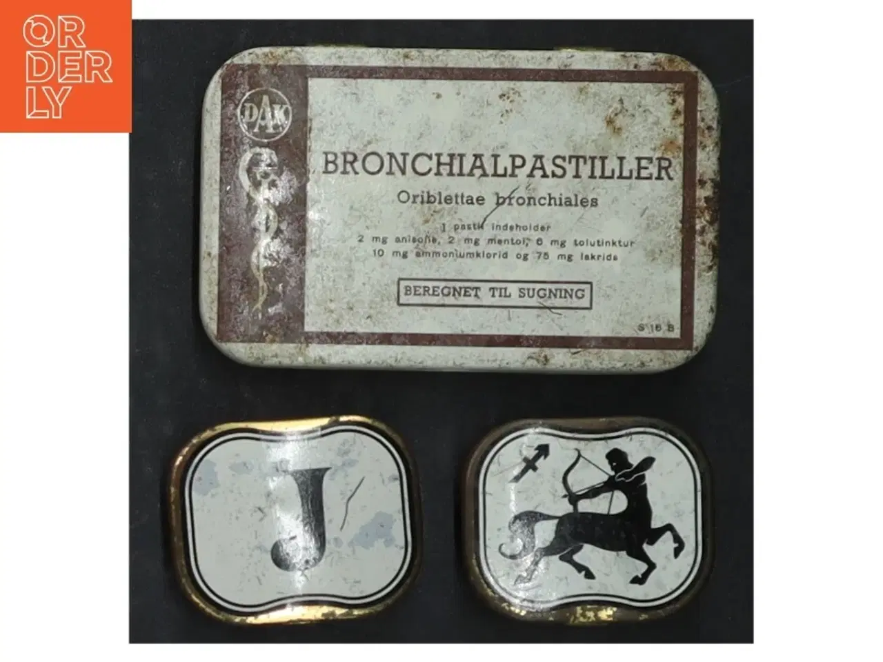 Billede 5 - Vintage pastilleskrin (str. 8 cm. og. 4 cm. og. 4 cm)