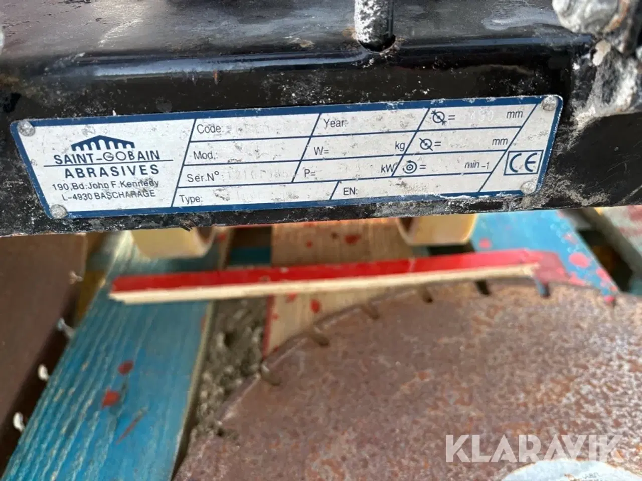 Billede 8 - Asfaltskærer maskine Saint-Gobain Abrasives Norton Clipper CS451