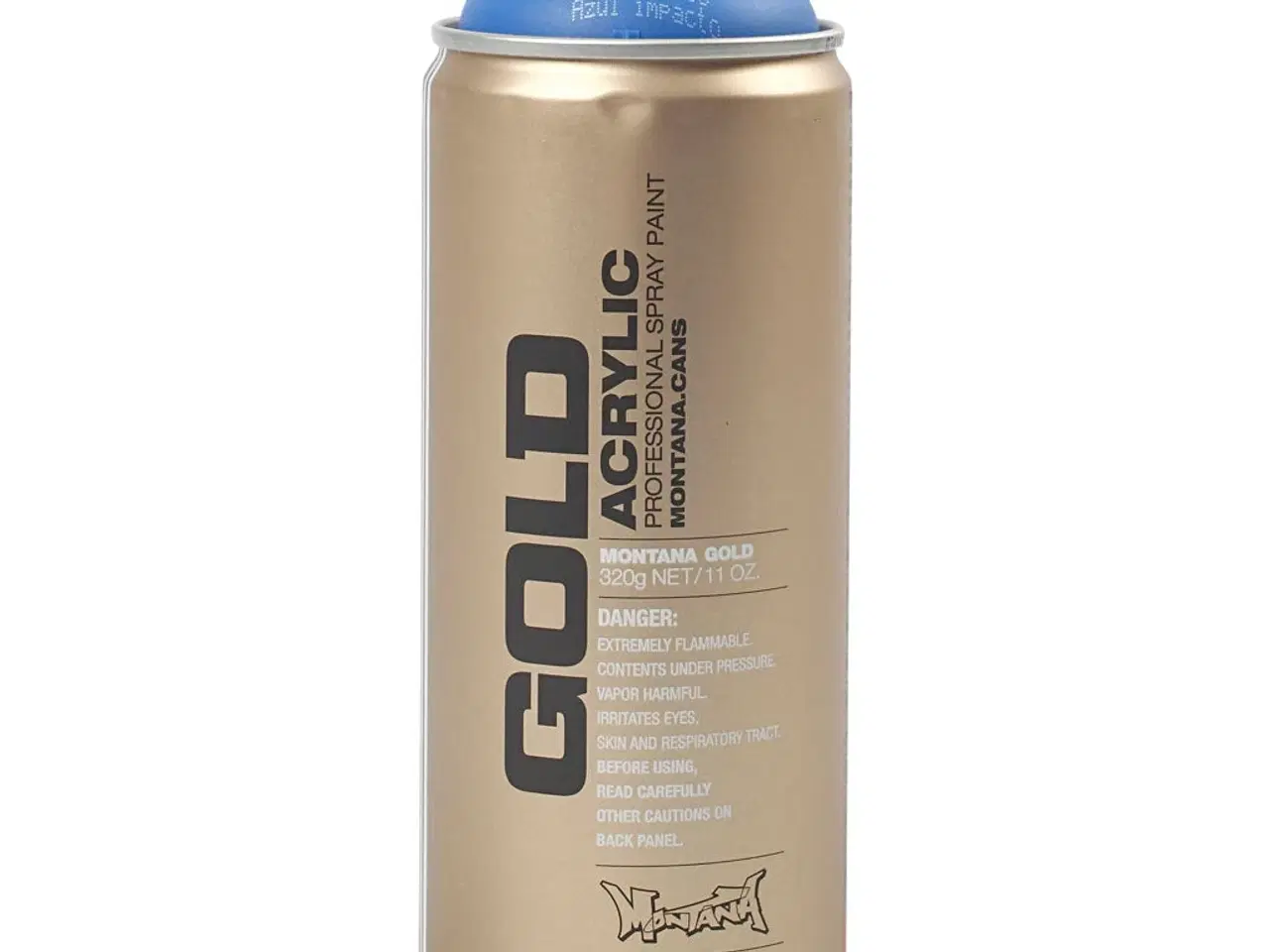 Billede 1 - Montana GOLD Spraymaling Blå 400ml - Professionel Kvalitet