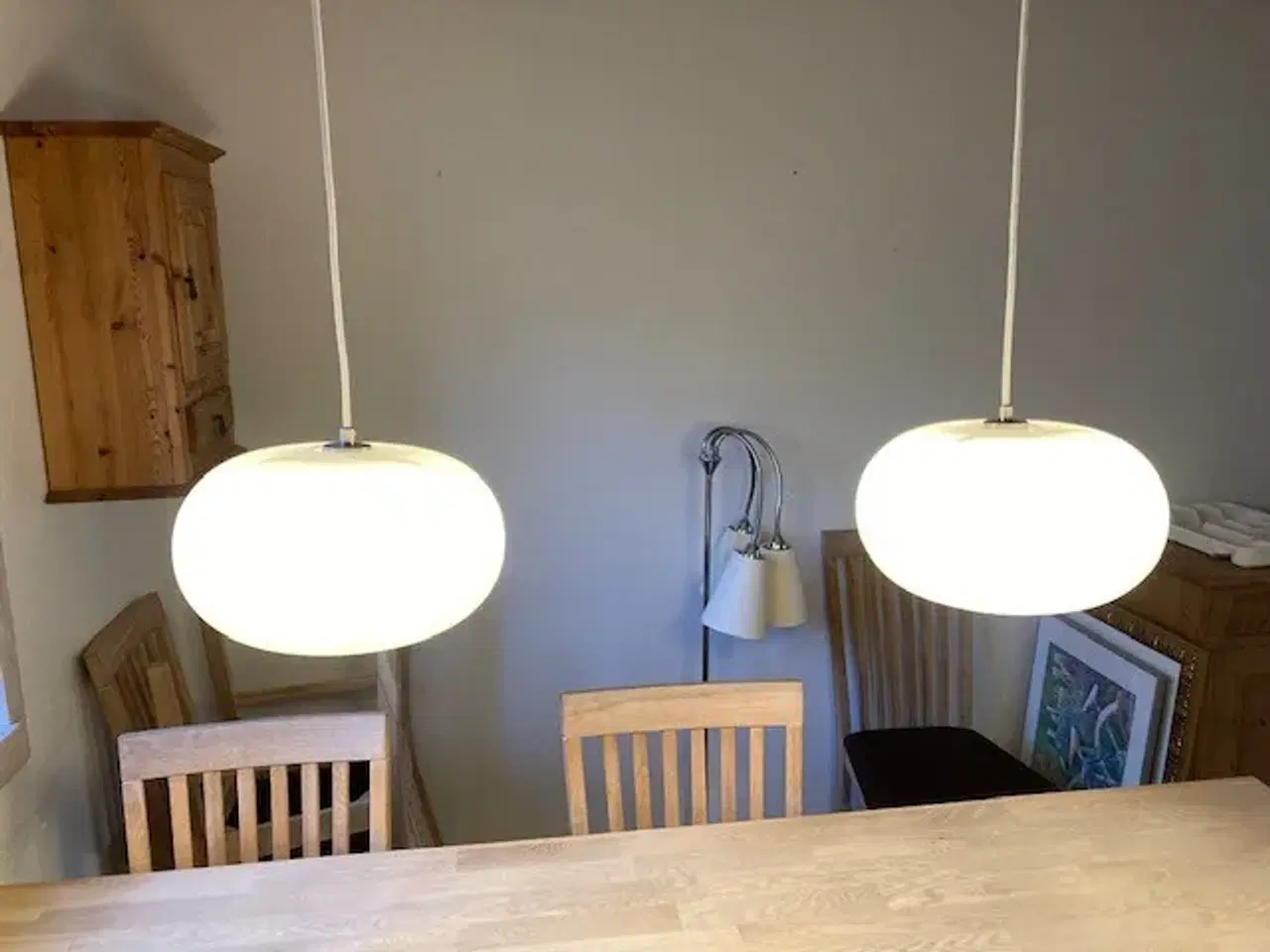 Billede 1 - hængelamper til spisebord