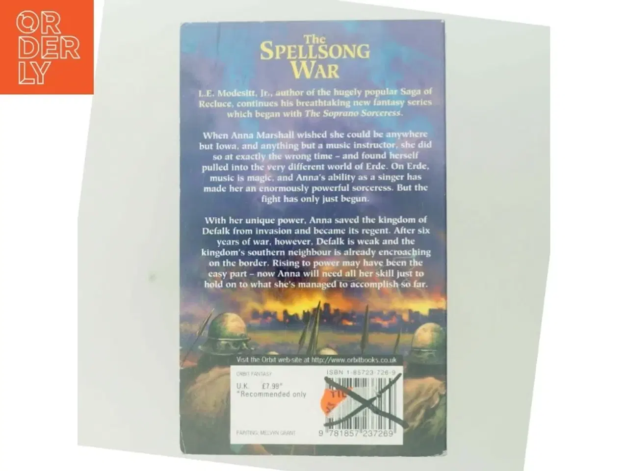 Billede 3 - The spellsong war : book two of the spellsong cycle af L. E. Modesitt (Bog)