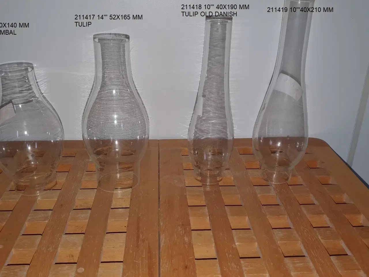 Billede 1 - Olielampe glas