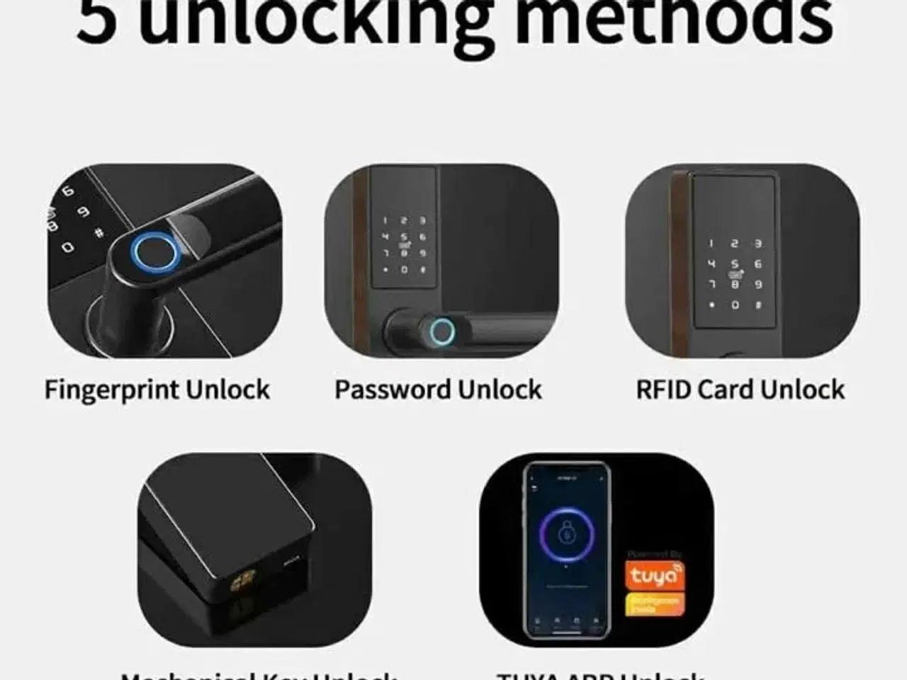 Billede 3 - Smart Lock Entrivo HR05 Rosegold