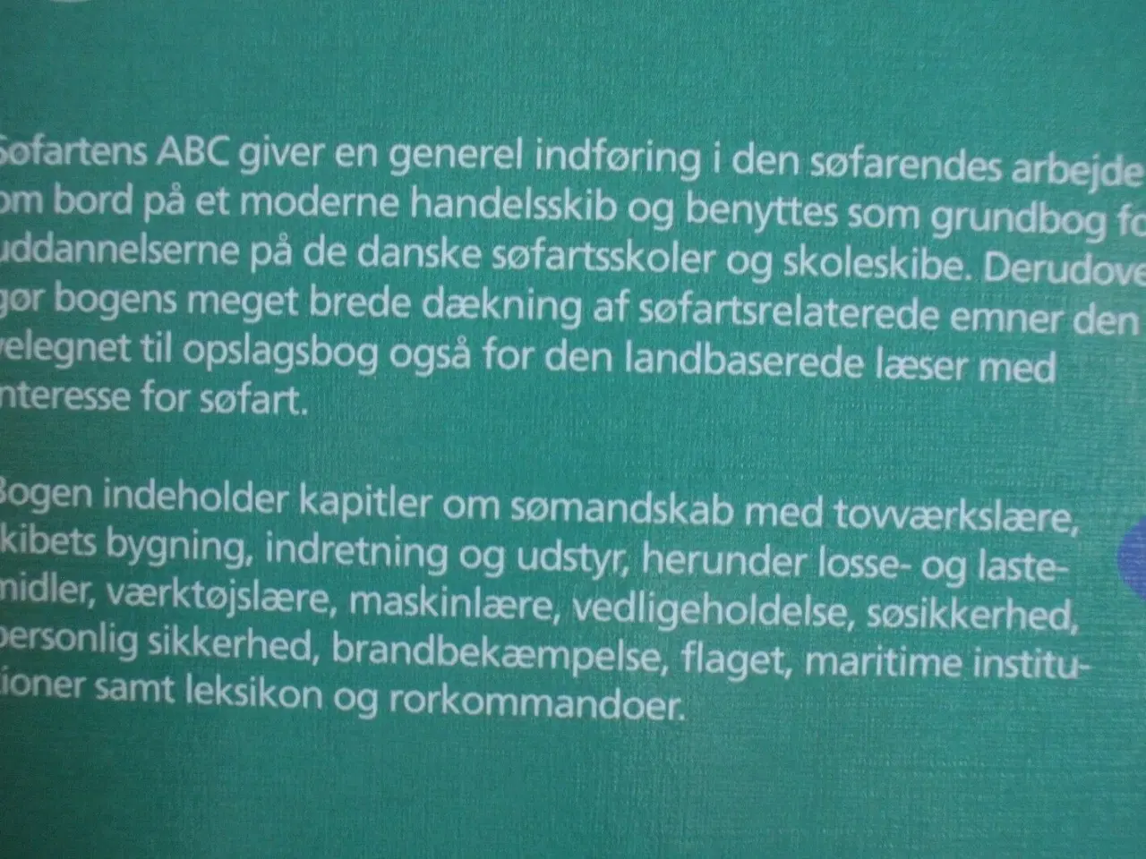 Billede 2 - søfartens abc - lærebog for søfartsskoler, af jørg