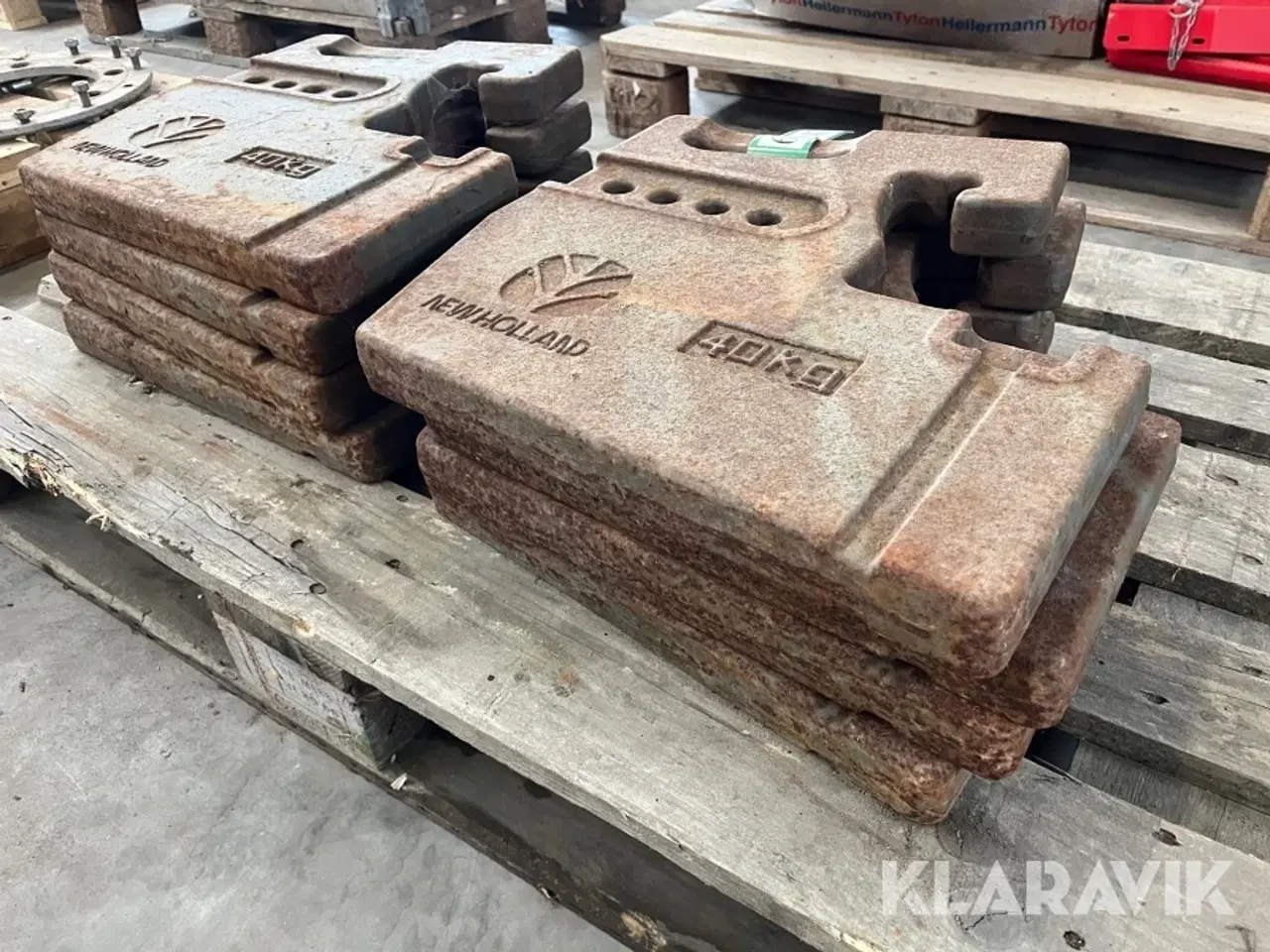 Billede 5 - Vægtklodser New Holland 8x40kg 8 styk