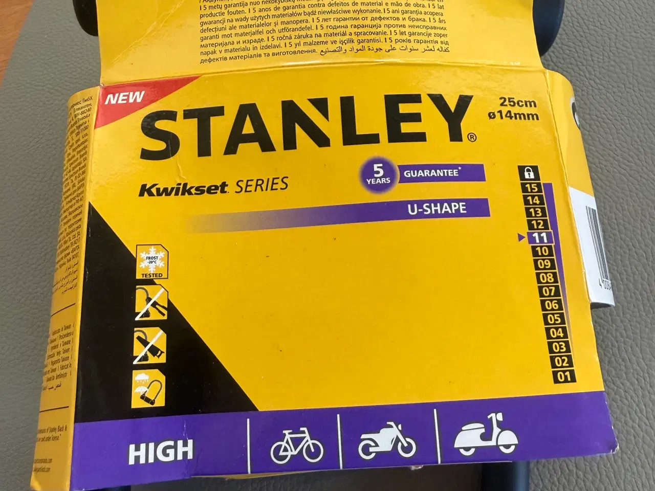 Billede 1 - Stanley s755-201 bøjlelås