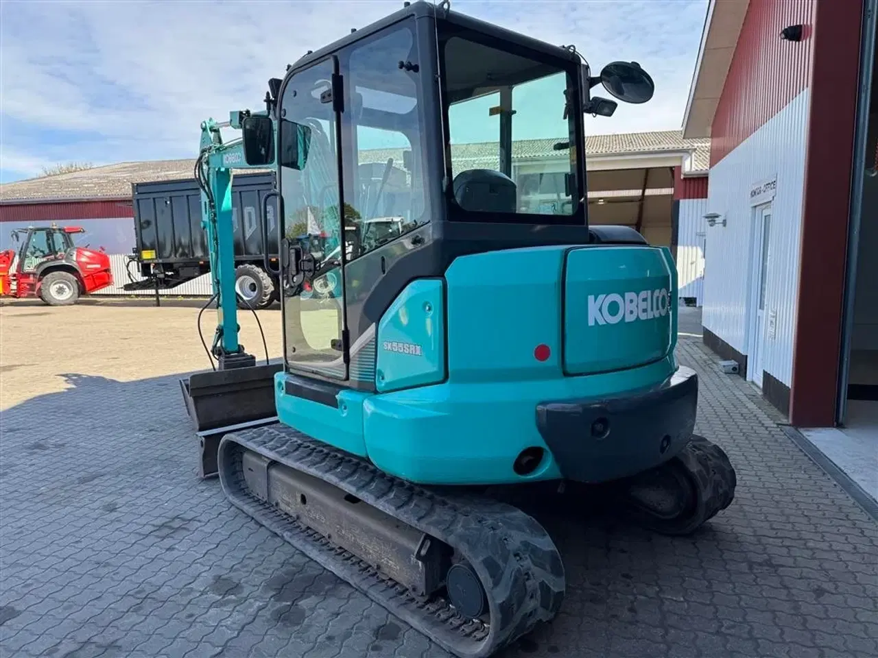 Billede 4 - Kobelco SK55 KUN 2100 TIMER OG MED SKOVLE!
