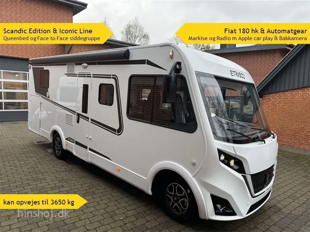 Billede 1 - 2026 - Etrusco I 7400 QBC Scandic Edition   Etrusco I 7400 QBC Scandic edition &amp;amp;amp; Iconic Line 2026  fra Hinshøj Caravan